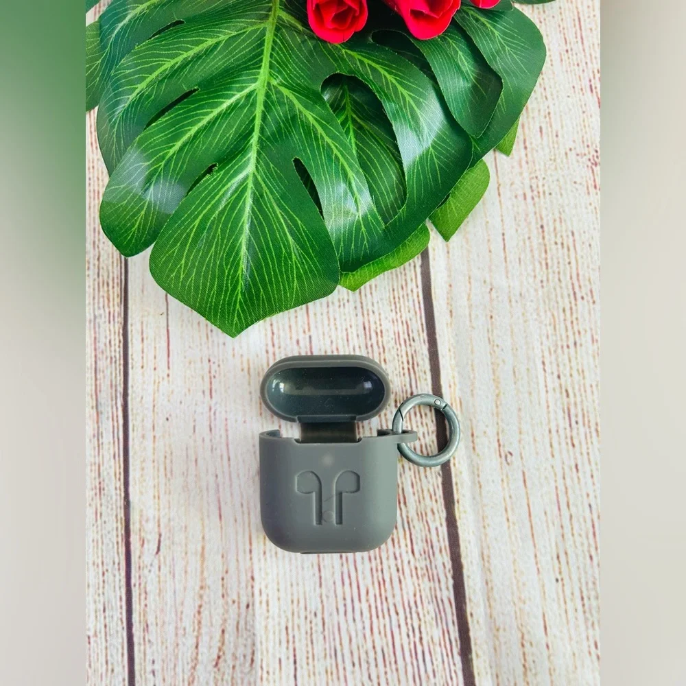 AirPods Apple Grey Silicone Case Cover